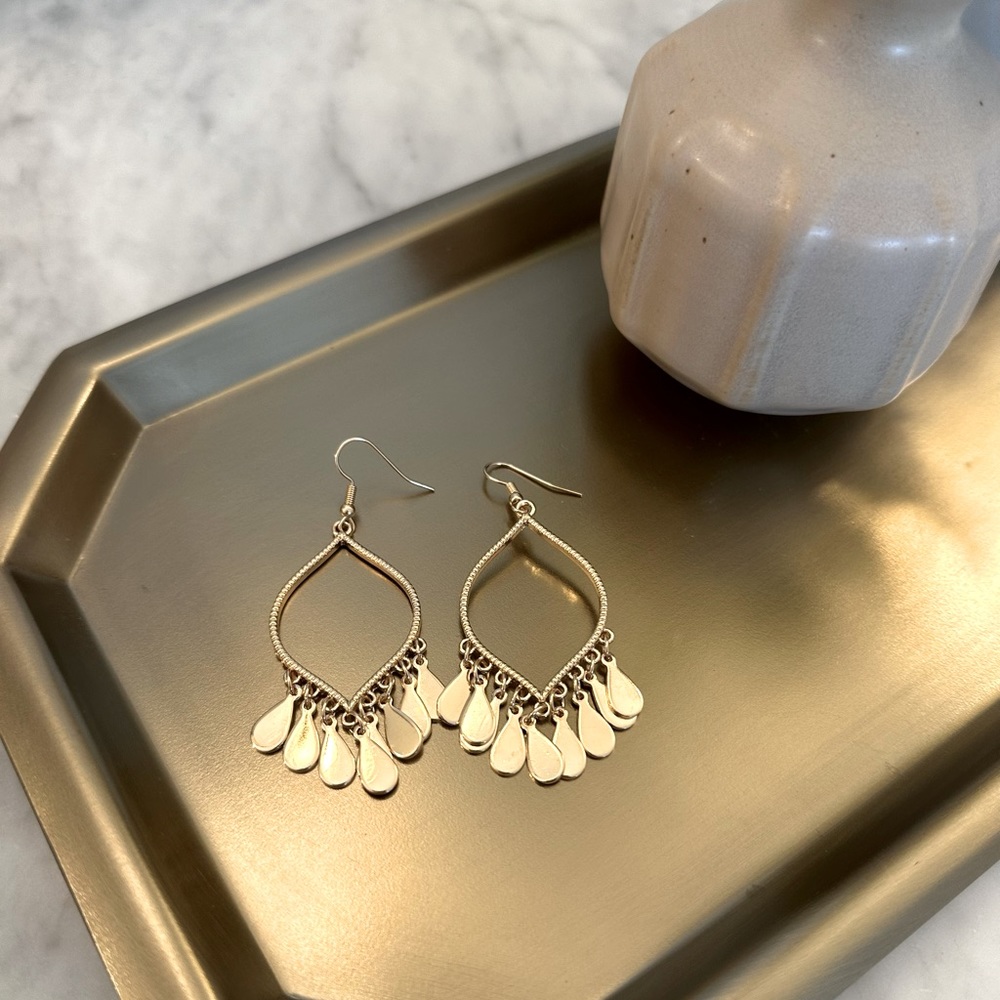 2/$30 NEW Anthro Boho Style Water-drop Charm Drop Earrings